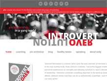 Tablet Screenshot of introvertrevolution.com